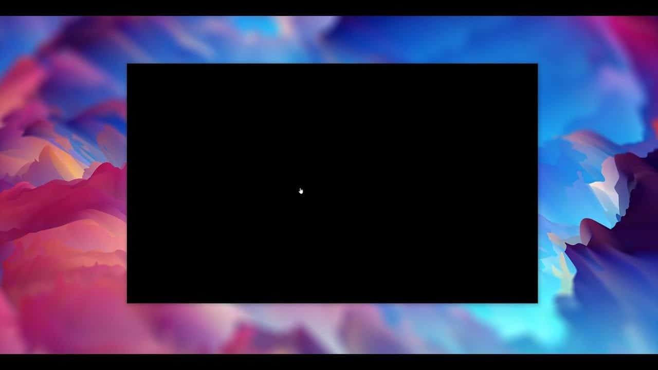 Google Chrome Black Screen