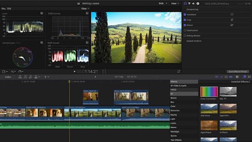 final cut pro interface 